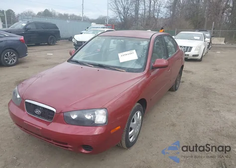 2002 Hyundai Elantra Gls из США, поврежденный, VIN KMHDN45D42U333072